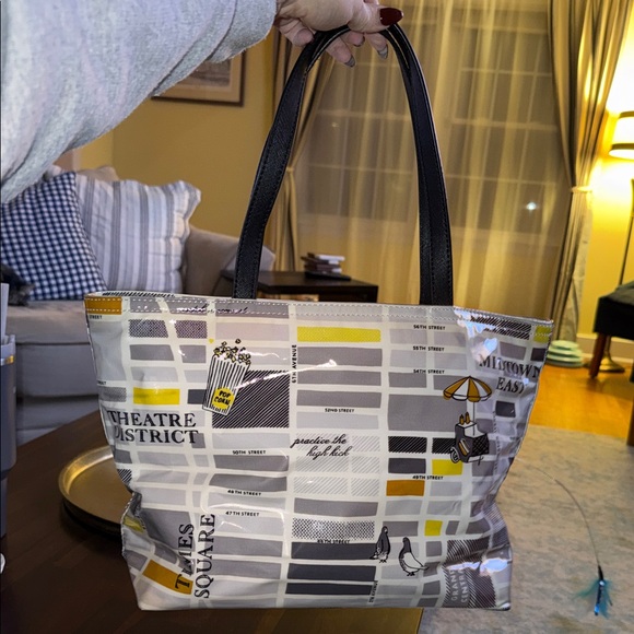Kate Spade Yellow and Black Tote Bag - Picture 2 of 4